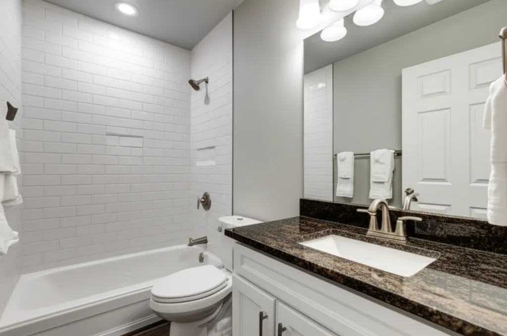 Bathroom remodeling contractor in Fruitridge Pocket, Sacramento County - modern shower design and renovation by Oakwood Remodeling Group