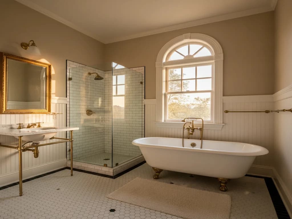 Bathroom remodeling contractor in Dutch Flat, Placer County - modern shower design and renovation by Oakwood Remodeling Group