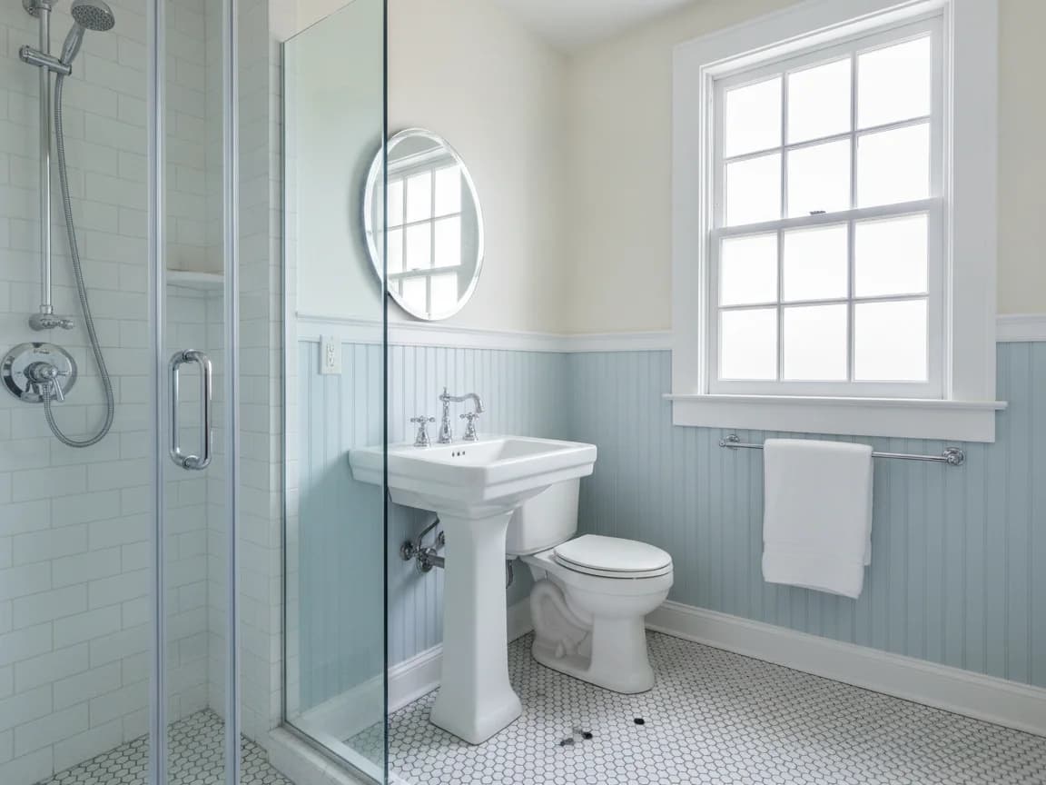 Bathroom remodeling contractor in Isleton, Sacramento County - modern shower design and renovation by Oakwood Remodeling Group