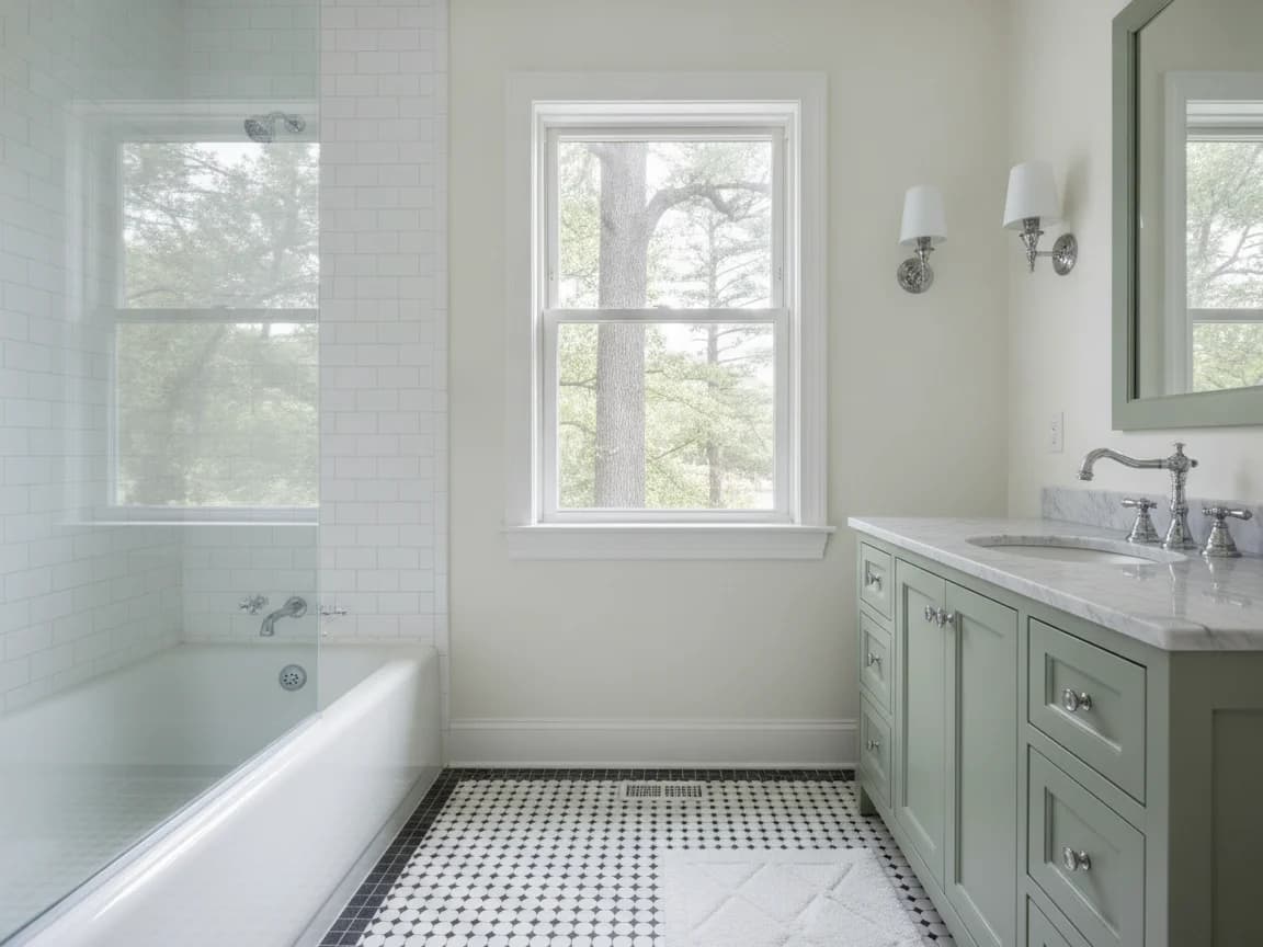 Bathroom remodeling contractor in Ophir Hill, Nevada County - modern shower design and renovation by Oakwood Remodeling Group