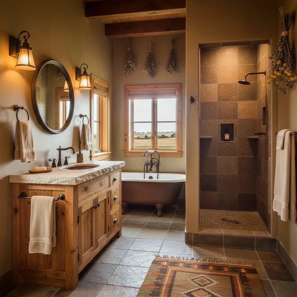 Bathroom remodeling contractor in Wilton, Sacramento County - modern shower design and renovation by Oakwood Remodeling Group