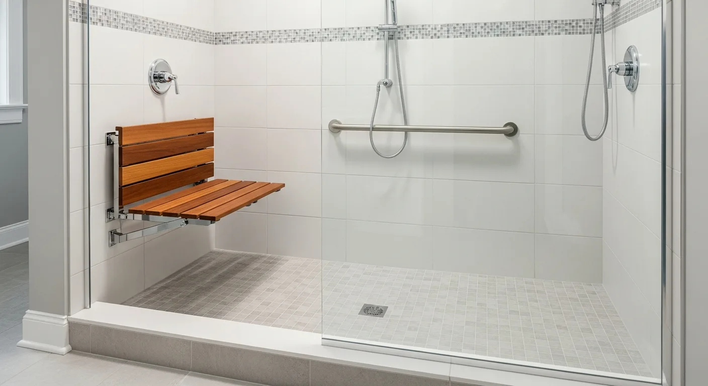 Roll-In Shower Design: Wheelchair-Accessible Bathrooms That Look Stunning
